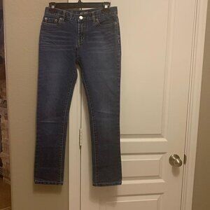 Armani Jeans with green stitching Size 1